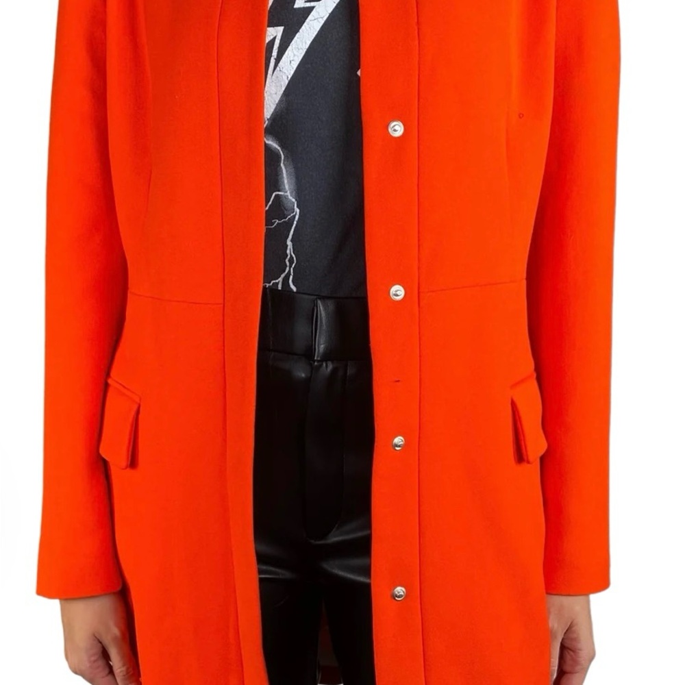 Zara Vibrant Orange Trench Coat